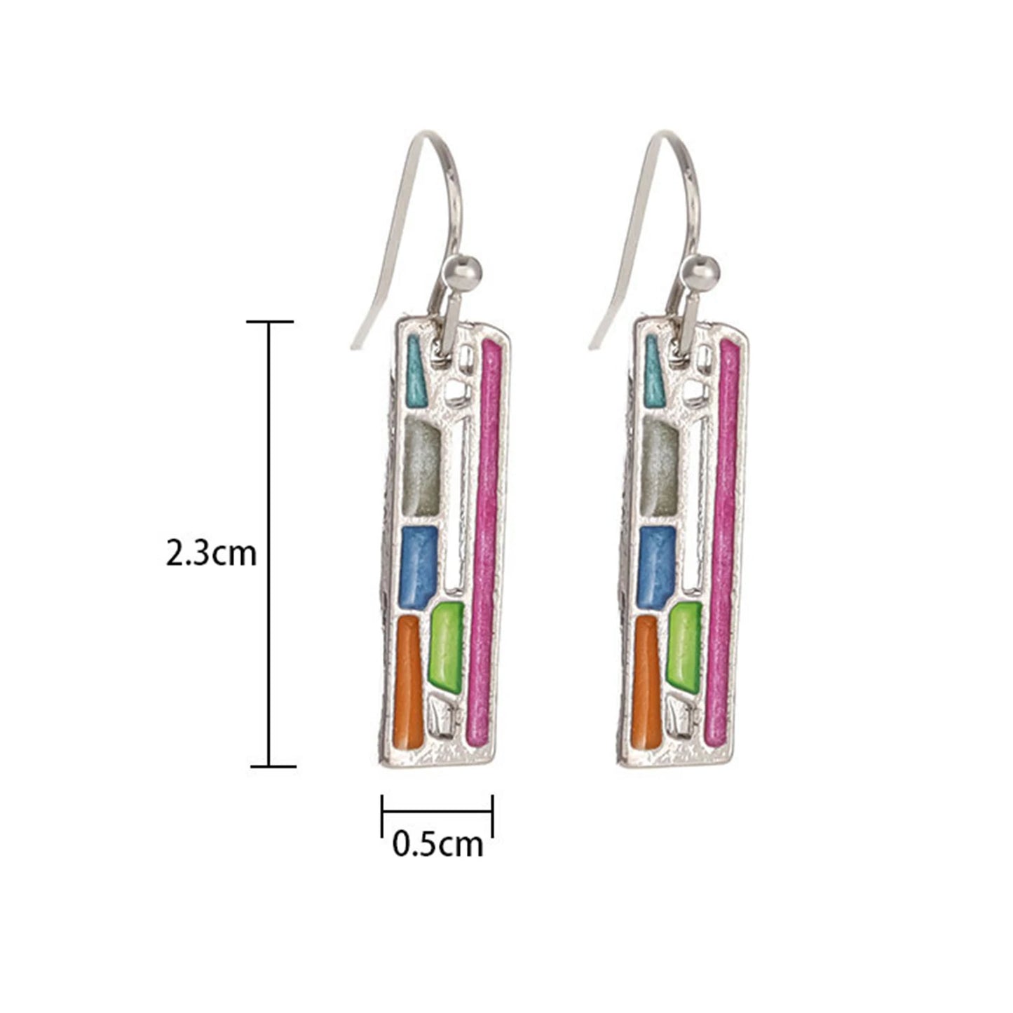 925 Sterling Silver Natural Kyanite Drop Earrings for Women Wedding Gifts Jewelry Vintage Hoop Earrings