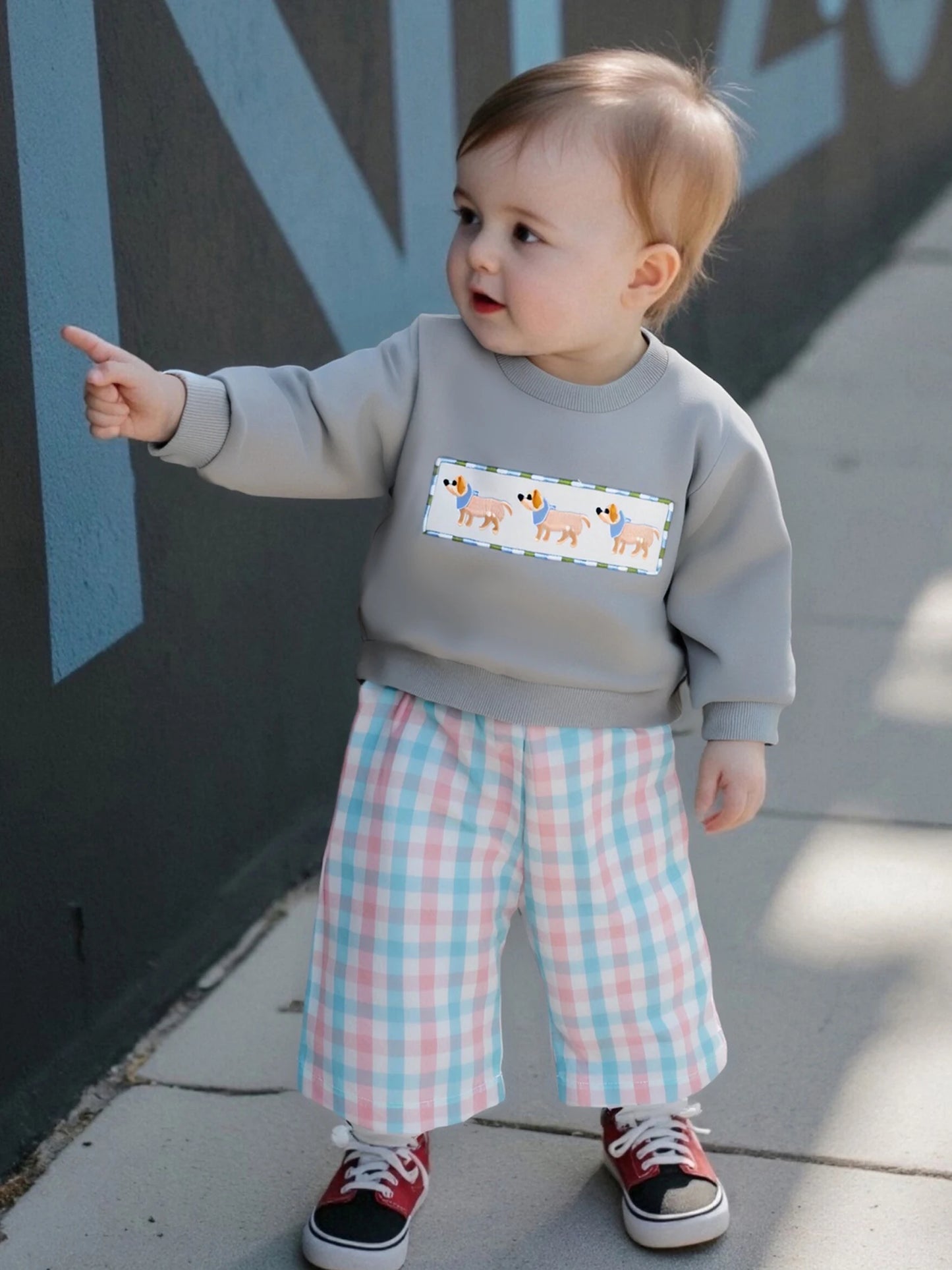 2Pcs Baby Girl Winter Outfit Long Sleeve Hooded Bear Print Jacket with Fleece Lined Leggings Set for Cold Weather