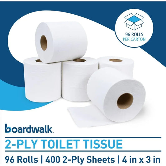 B6144 Two Ply Septic Safe Toilet Tissue White 96 Carton