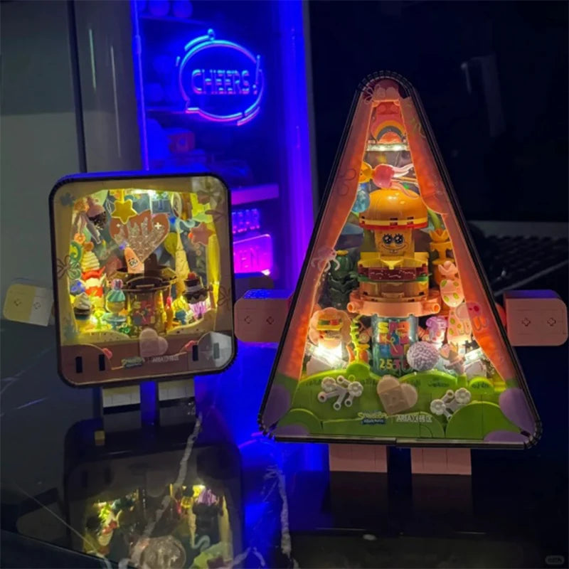 25th Anniversary Limited SpongeBob SquarePants Patrick Star Building Blocks Brick Toys Model Souvenir Ornaments Birthday Gift